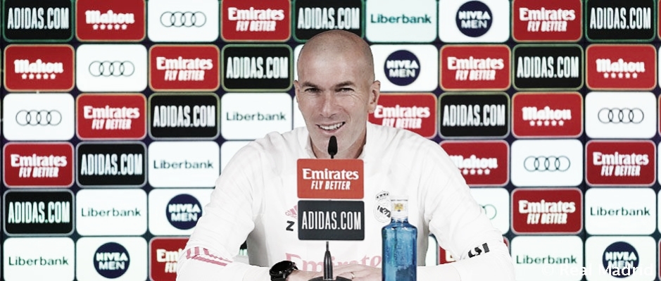 Zinedine Zidane: "Estoy muy contento con todos, queremos seguir en esta línea"