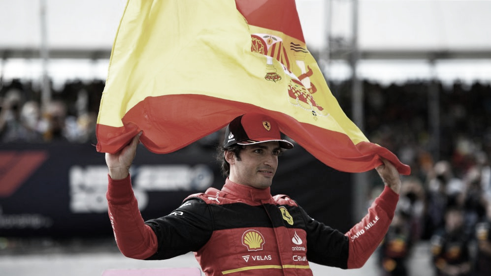 Em corrida alucinante, Sainz vence GP da Inglaterra e conquista a primeira vitória na carreira