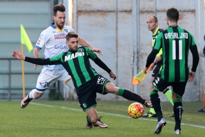 Al Mapei Stadium finisce 2-2 tra Sassuolo e Frosinone