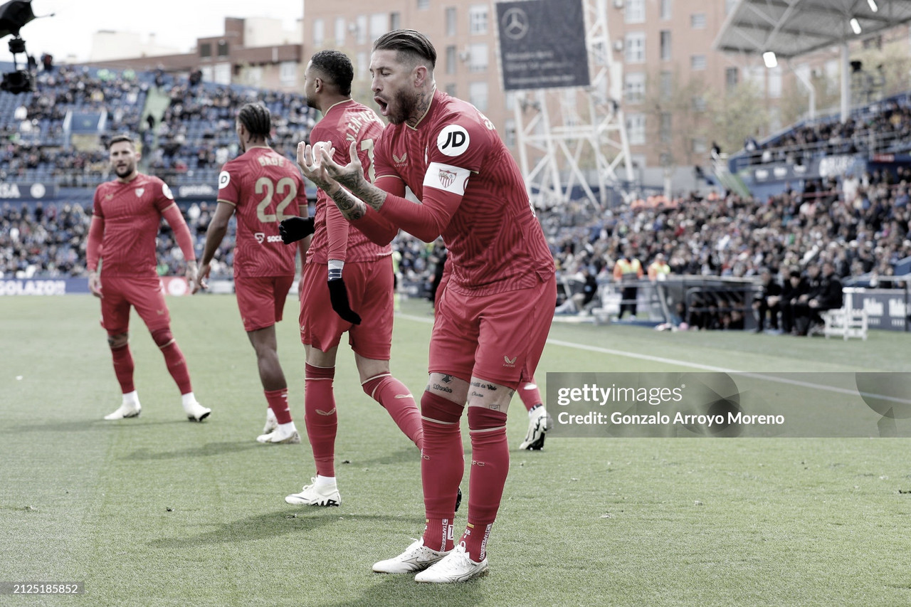 Clasificaciones de jugadores de getafe cf contra sevilla fc