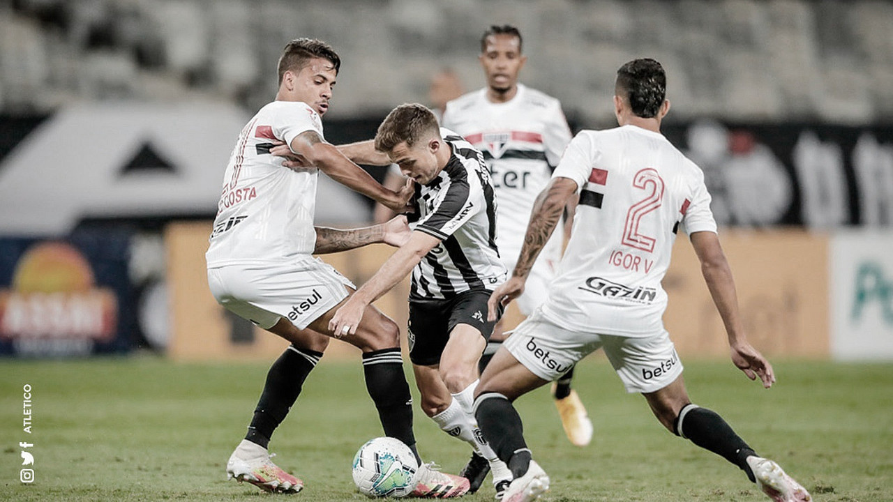 Duelo de líderes: São Paulo e Atlético-MG brigam pelo topo do Brasileirão