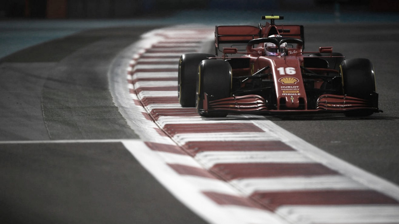 Leclerc se incomoda com queda de rendimento de sua Ferrari ao decorrer do qualifying Leclerc se incomoda com queda de rendimento de sua Ferrari ao decorrer do qualifying