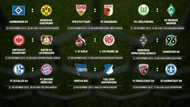 Previa de la Jornada 13 de la Bundesliga