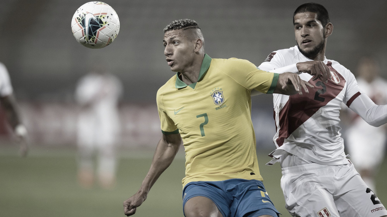 Autor de gol contra Peru, Richarlison admite esforço dobrado após lesão