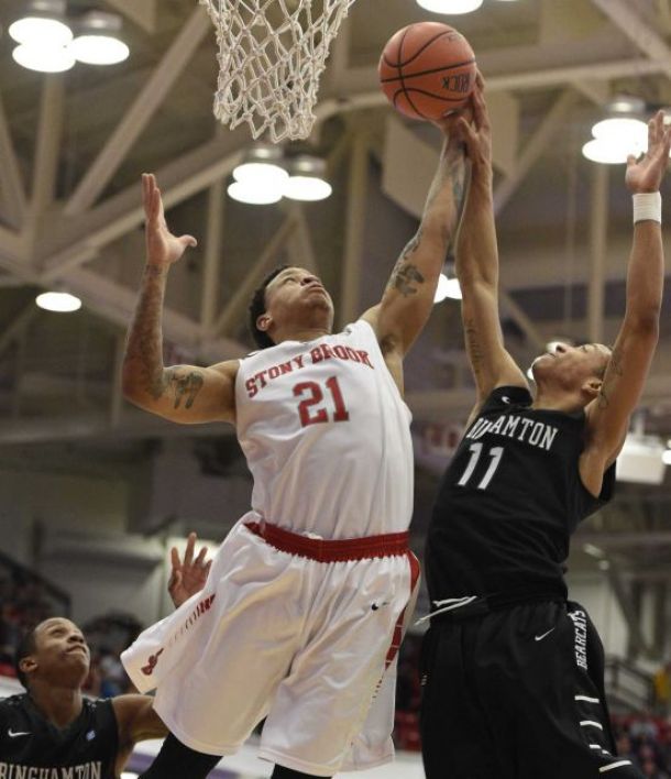 Stony Brook Tested By Binghamton, Prevails By 5 In America East Quarters