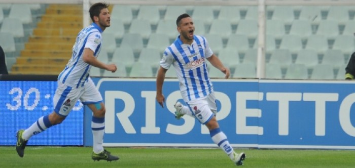 Serie B, il Pescara demolisce il Lanciano e vola al terzo posto: 4-0 all'Adriatico