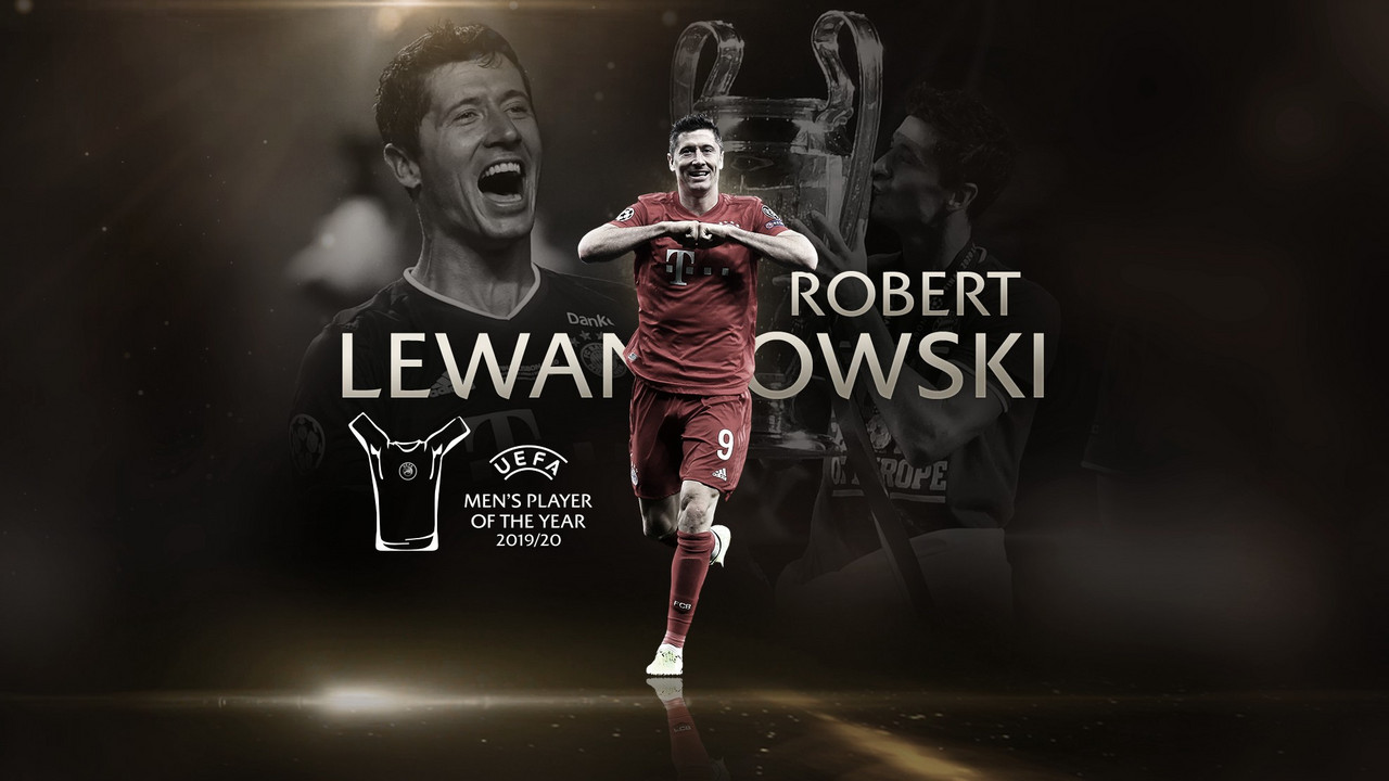 Atacante do Bayern, Lewandowski é eleito jogador do ano pela Uefa