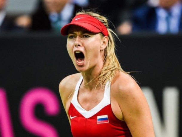 Fed Cup Final: Maria Sharapova Victory Draws Russia Even with Czech Republic 1-1