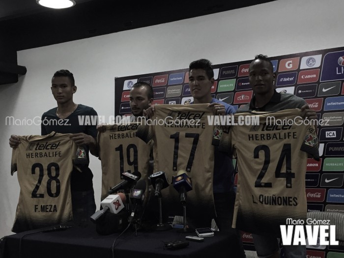 Pumas presentó a sus refuerzos de cara al Clausura 2016