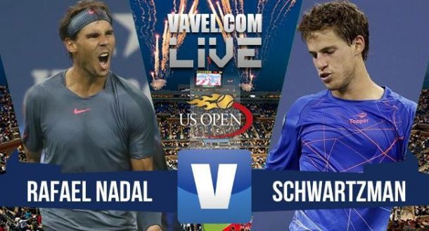 Resultado Rafael Nadal x Diego Schwartzman no US Open 2015 (3-0)