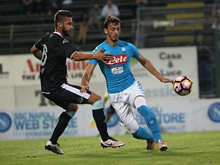 Napoli - Virtus Entella 5-0: azzurri in grandissima forma