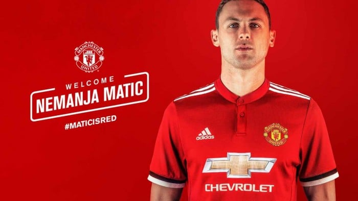 Man United confirm £40m signing of midfielder Nemanja Matić