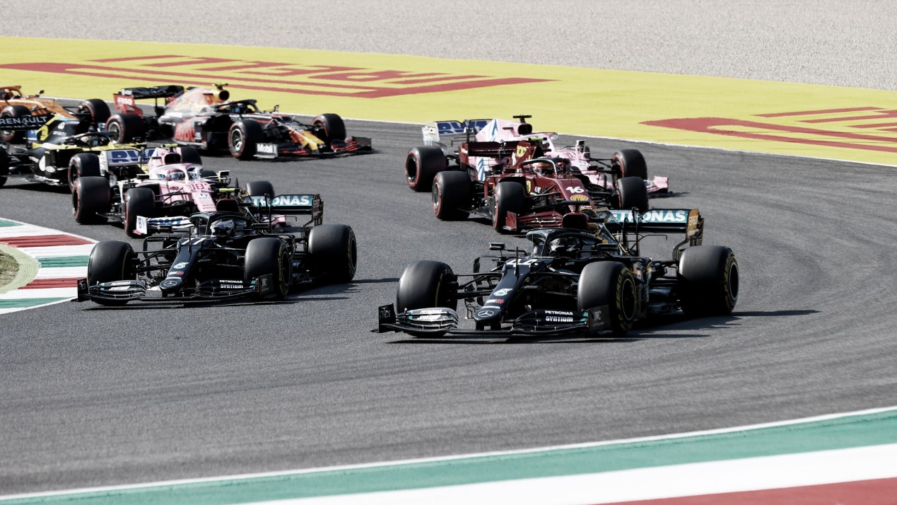 GP da Toscana marca sétima vitória e terceira dobradinha da Mercedes no ano