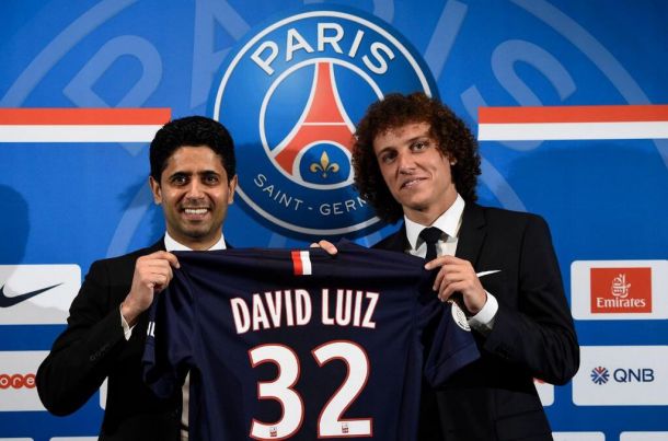 David Luiz unveiled at PSG