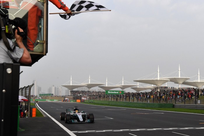 Chinese GP: Hamilton edges Vettel for pole