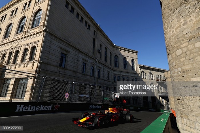 Azerbaijan GP: Verstappen completes Friday double in tricky conditions