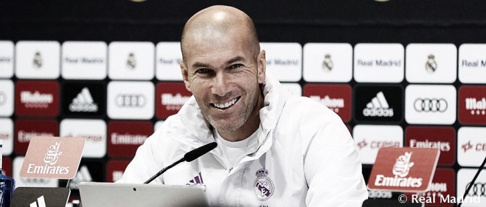 Zidane: "Con el apoyo de la afición ganamos seguro"