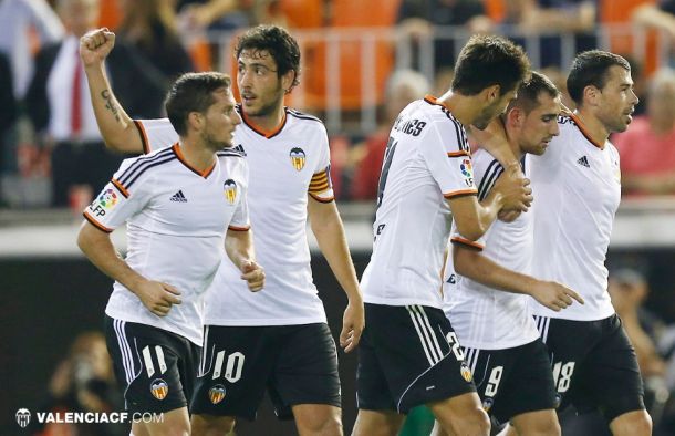 Valencia - Elche: puntuaciones del Valencia, jornada 9 de Liga BBVA