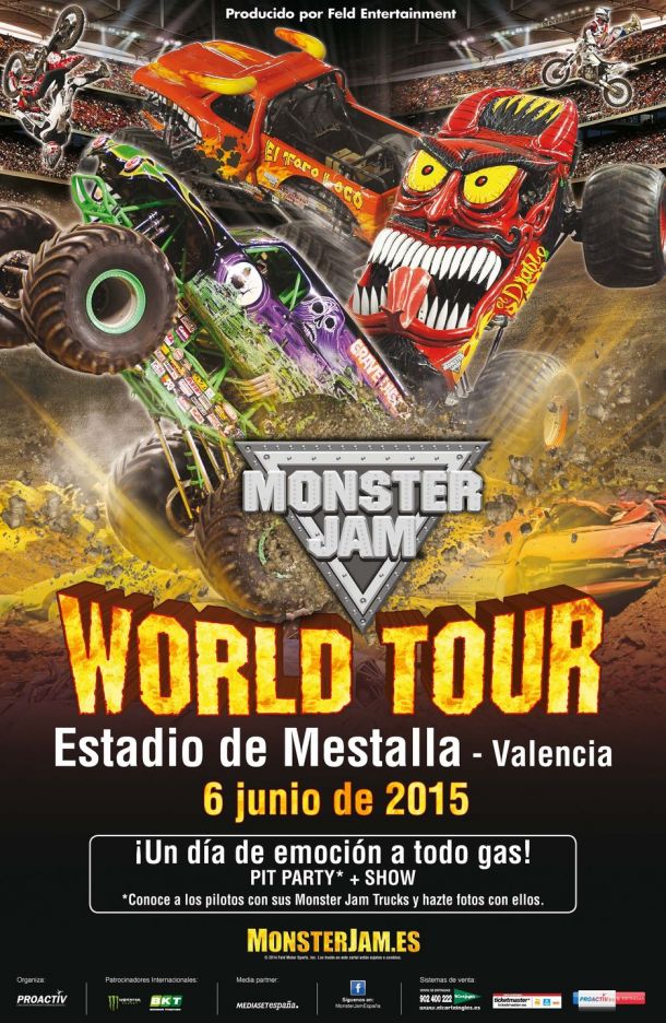 El Monster Jam World Tour llega a Mestalla El Monster Jam World Tour llega a Mestalla