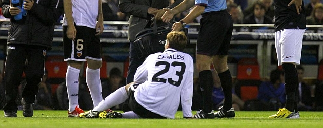 Canales será baja dos semanas Canales será baja dos semanas