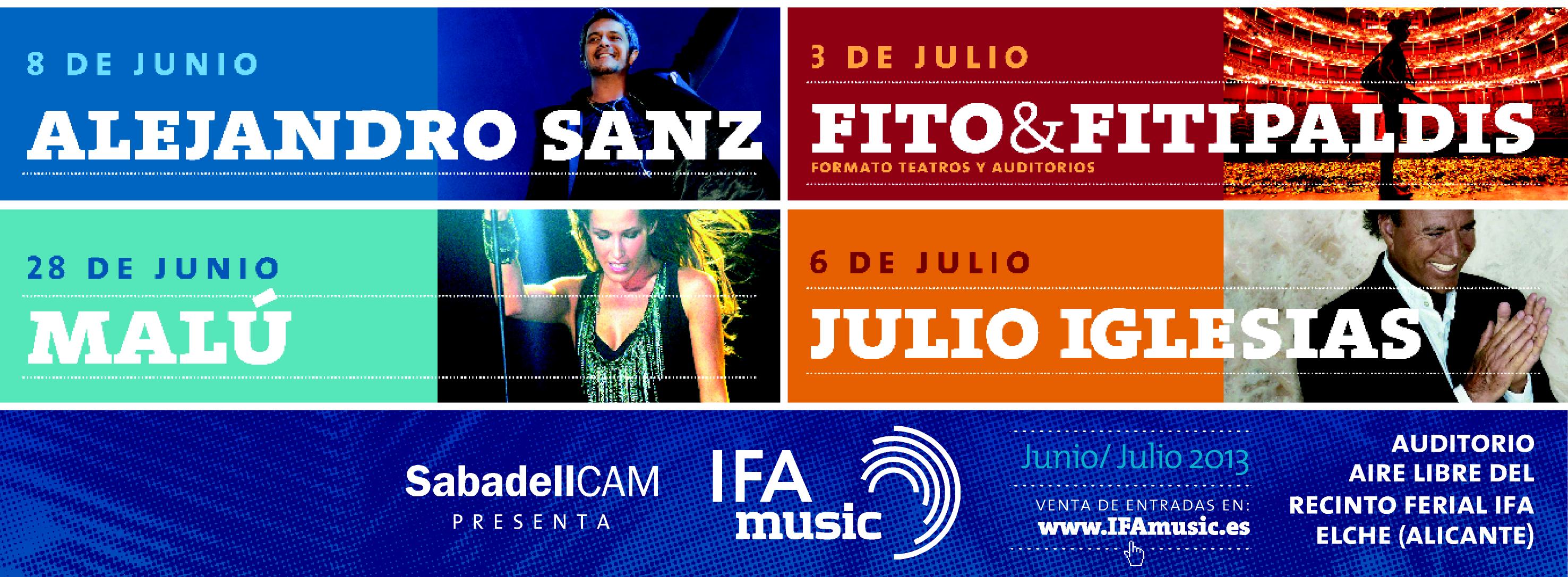 IFA Music arranca este sábado con la actuación de Alejandro Sanz