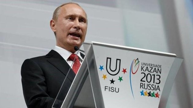 Vladimir Putin inaugura la Universiada de Kazán