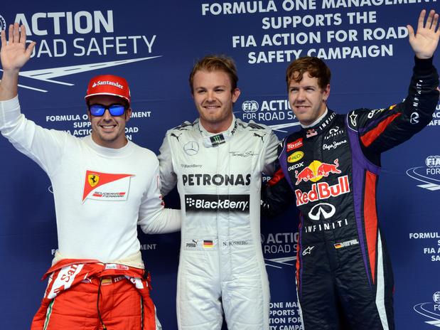 Rosberg gets the pole position in Bahrain