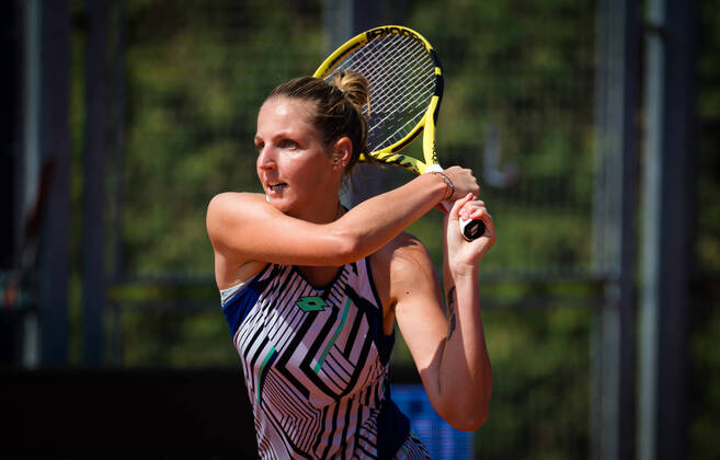 WTA Prague: Kristyna Pliskova feels like she's "playing better on clay"