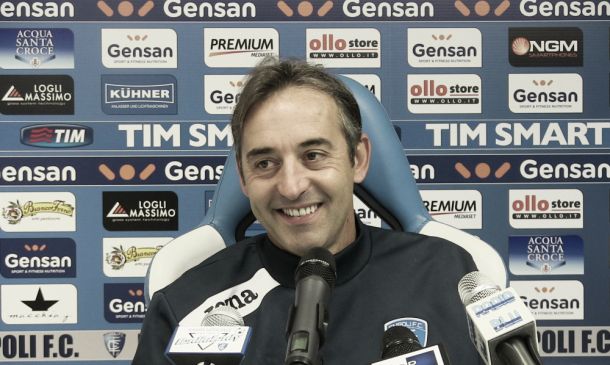 Empoli, Marco Giampaolo: "Stiamo migliorando, spero nel recupero di Paredes" Empoli, Marco Giampaolo: "Stiamo migliorando, spero nel recupero di Paredes"