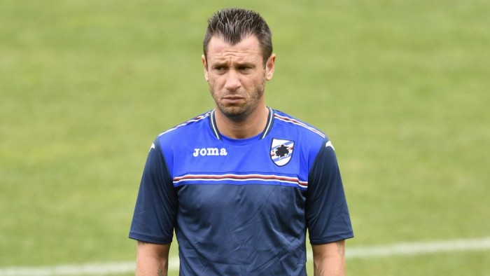 Sampdoria, Cassano saluta al veleno: "Certi abbracci me li aspettavo da altri"