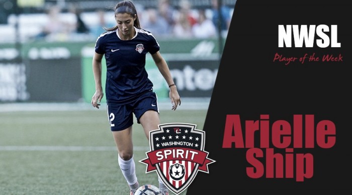 Arielle Ship named NWSL Player of the Week