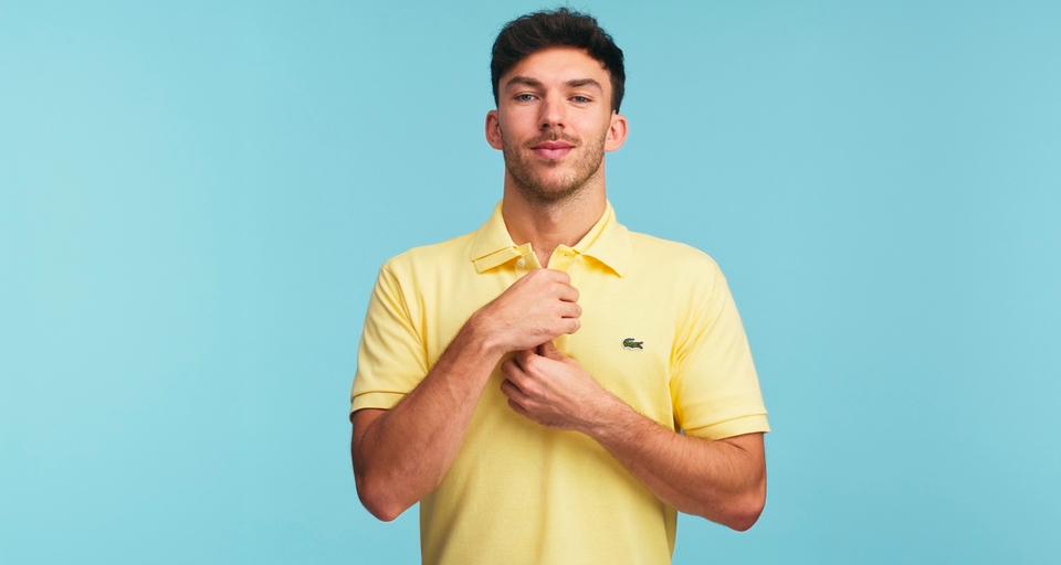 Pierre Gasly é anunciado como novo embaixador global da Lacoste
