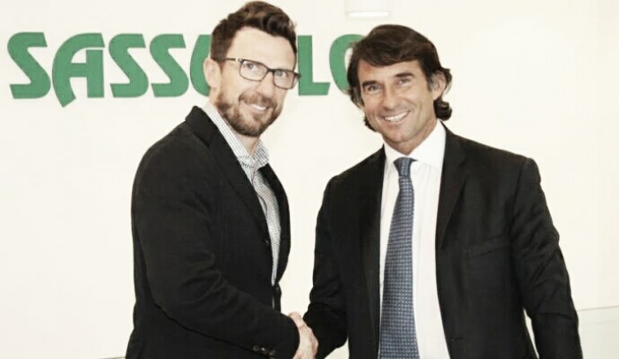 Sassuolo, ufficiale il rinnovo di Eusebio di Francesco: contratto fino al 2019