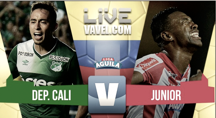 Deportivo Cali vs Junior en vivo online por Liga Águila (3-1)