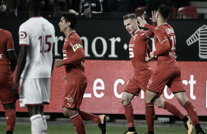 Lille joga mal, é derrotado pelo Rennes e amarga zona de rebaixamento