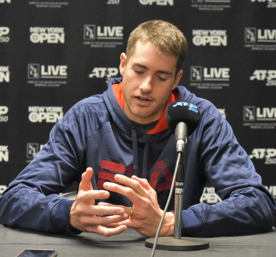 ATP New York Open: Isner "very happy to win" second round match against Tomic