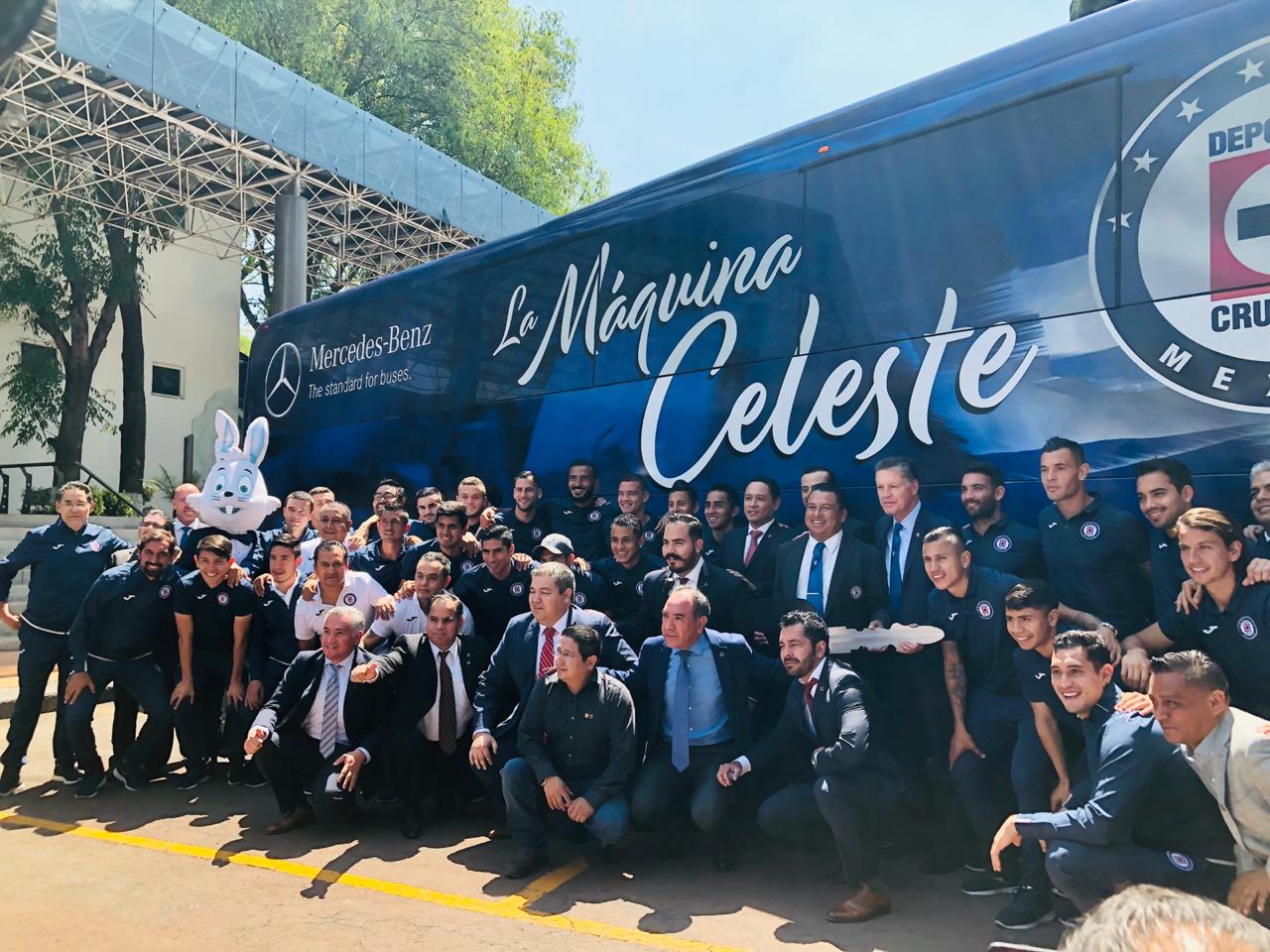 Llega a Cruz Azul la nueva máquina celeste Llega a Cruz Azul la nueva máquina celeste