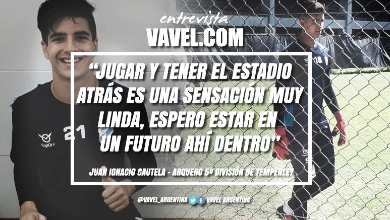 Entrevista a Juan Ignacio Cautela: "Nos preparamos muy bien, hay un gran plantel en el equipo"