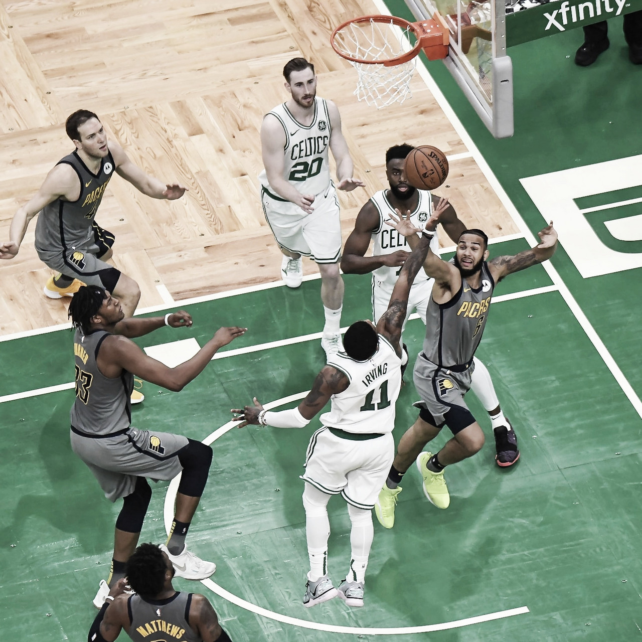 NBA: Boston le ganó a Pacers y lo pasó en la tabla