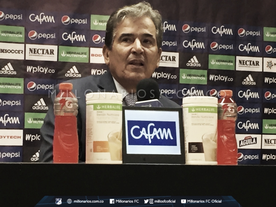 Jorge Luis pinto: "Contentos y felices, es bueno responderle a la afición" Jorge Luis pinto: "Contentos y felices, es bueno responderle a la afición"