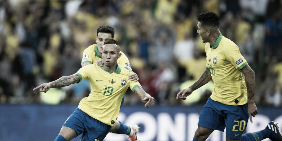 Com grande atuação de Everton, Brasil vence Peru e se sagra campeão da Copa América