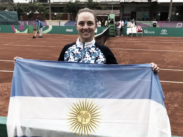 Jornada plena para el tenis argentino en Lima 2019