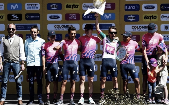 Education First gana la contrarreloj por equipos en el inicio del Tour Colombia