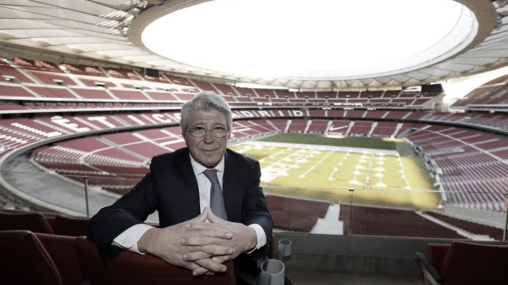 Presidente do Atlético de Madrid se dispõe a emprestar estádio ao Real