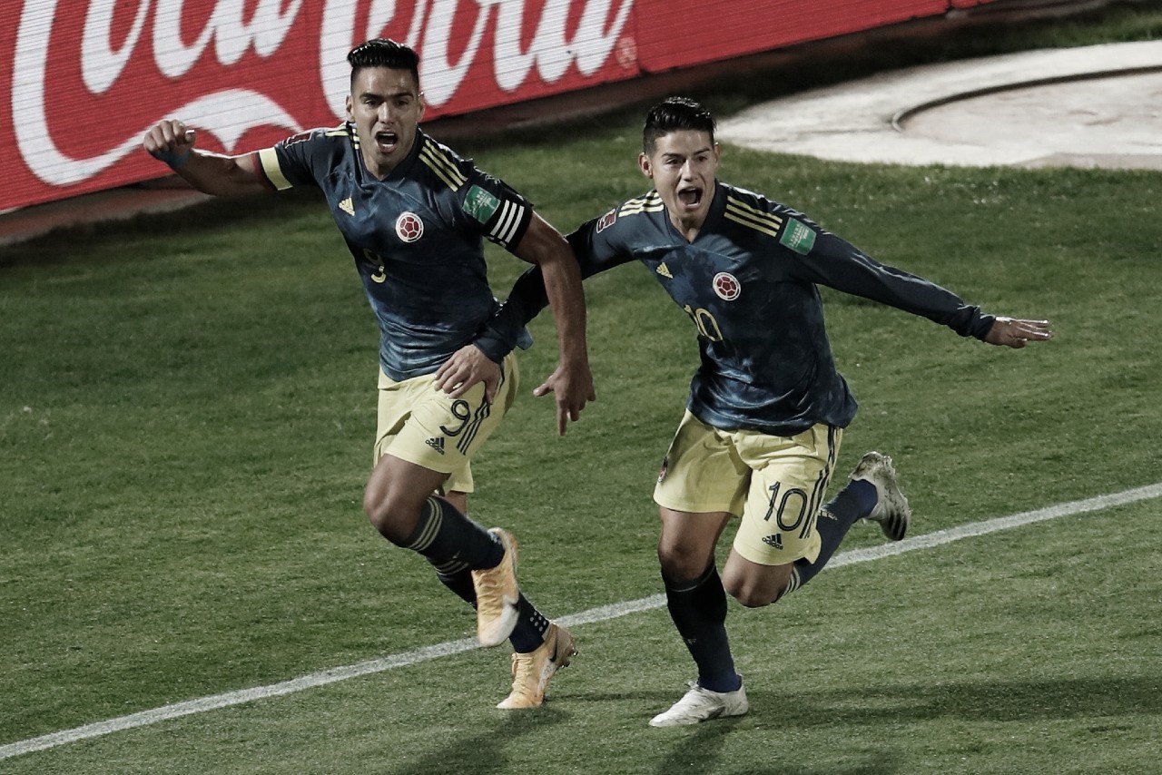 Colômbia empata com Chile em jogo emocionante graças a gol salvador de Falcao García