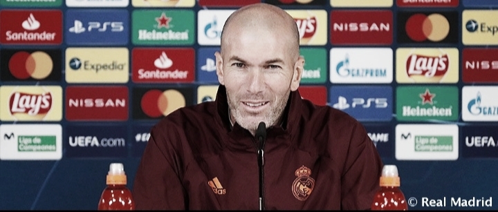 Zidane: "El partido de mañana es una gran oportunidad para demostrar lo que somos como equipo"