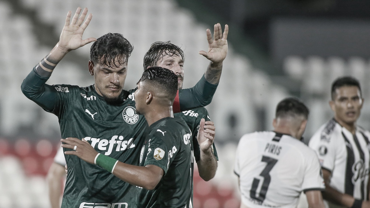 Gustavo Gomez marca, e Palmeiras empata com Libertad em jogo de ida