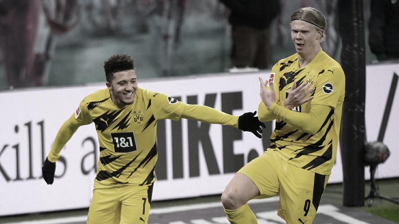 Borussia Dortmund dita jogo com ritmo forte, vence e impede Leipzig de ser líder