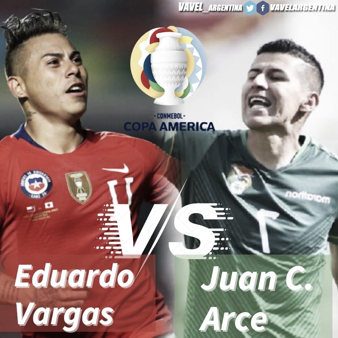 Eduardo Vargas vs Juan C. Arce: Sed goleadora.