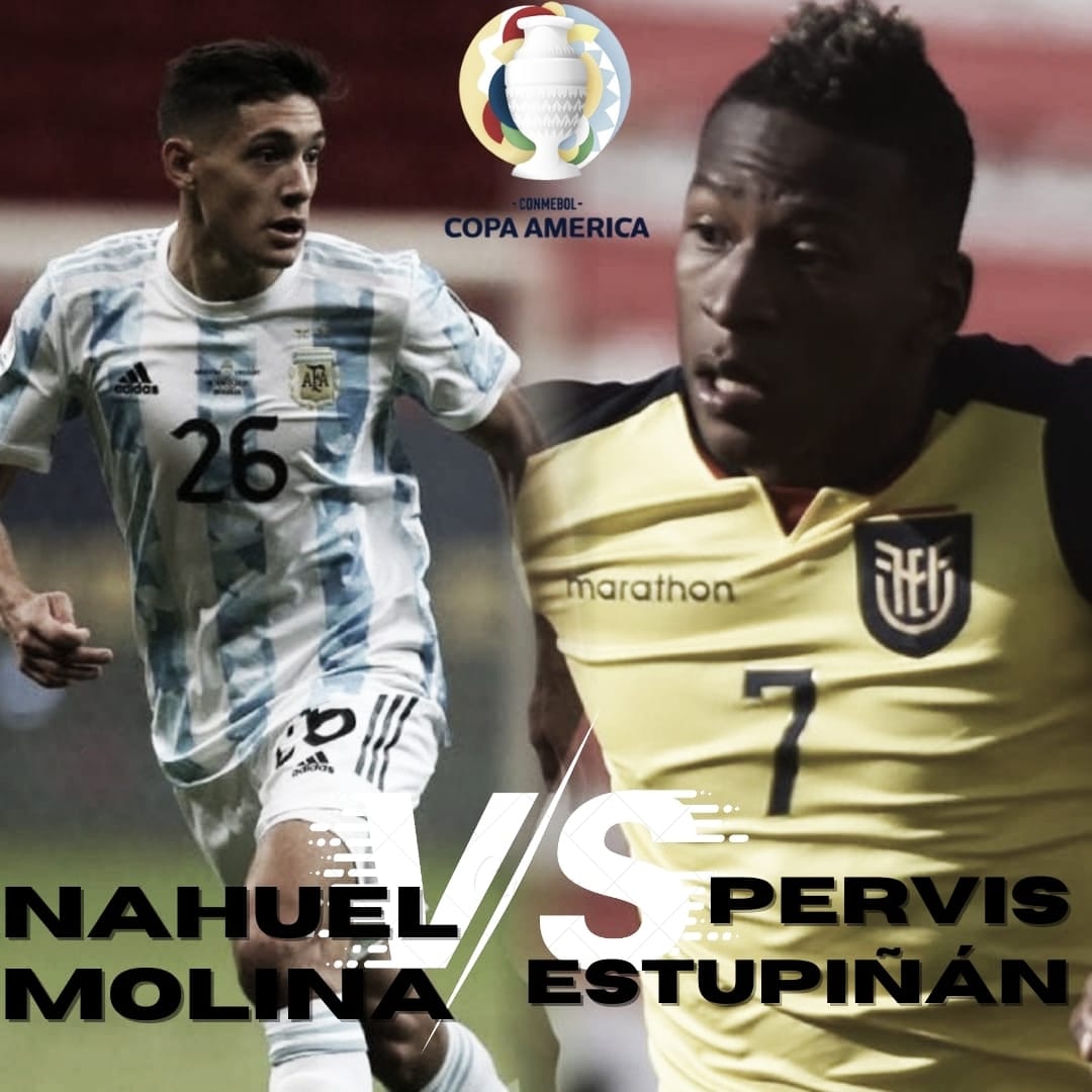 Nahuel Molina vs Pervis Estupiñán: Efectividad por la banda. Nahuel Molina vs Pervis Estupiñán: Efectividad por la banda.